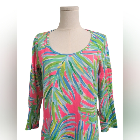 Lilly Pulitzer Beacon Palm Lead Sheath Dress Size Small - Picture 3 of 4